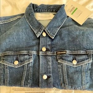 Brand New with Tags Calvin Klein Jean Jacket color Blue